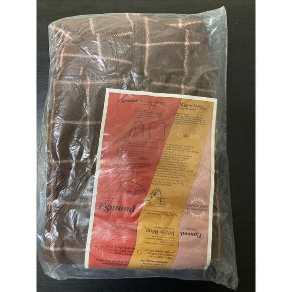Vintage Esmond 70s Warm Wrap Acrylic Cover You Up Blanket The Original Snuggie - Picture 2 of 6